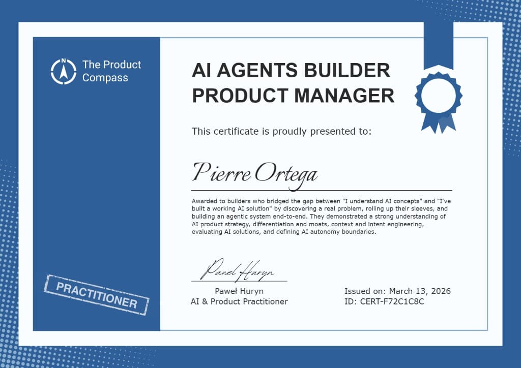 AI Agents Builder Product Manager