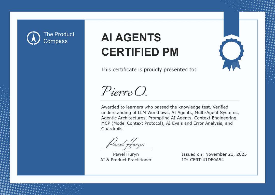 AI Agents Certified PM